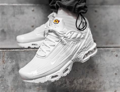 nike 3 tn weiß|Nike Air Max Plus 3 dreifach weiß Herren – CW1417.